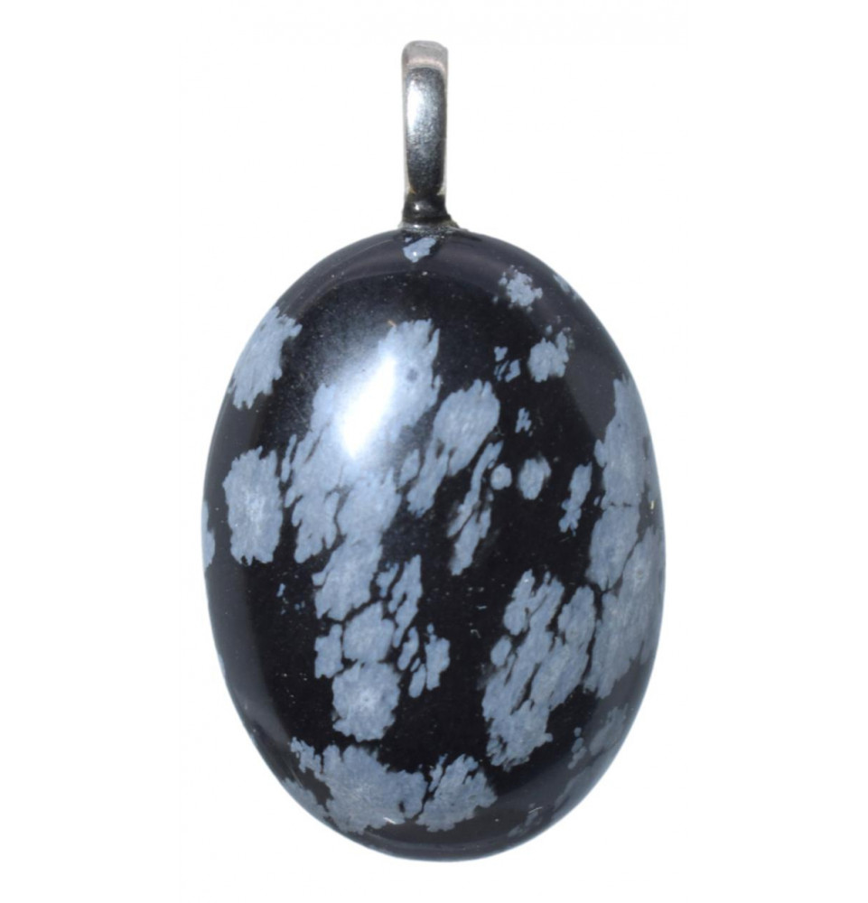 Pendentif obsidienne mouchetée