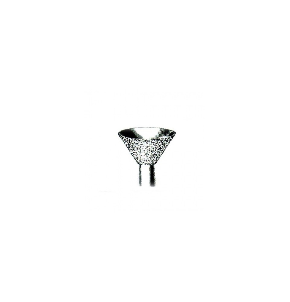 Fraise cône diamantée 9 mm