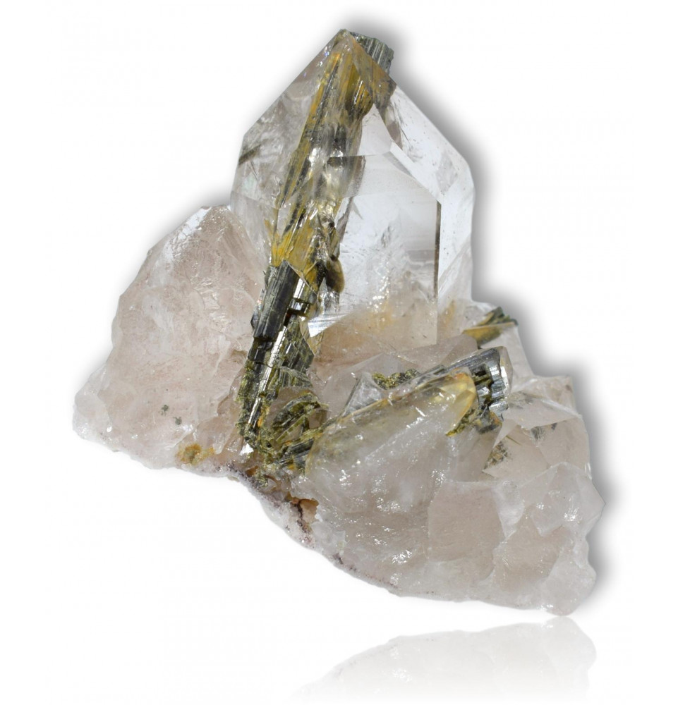 Quartz avec Aiguille Epidote