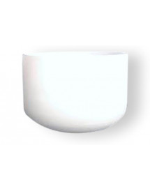 Bol Chantant 432 Hz en Cristal Givré Blanc de 33cm