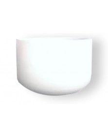 Bol Chantant 30cm en Cristal Givré blanc note Do