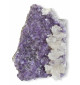 Amas d\' Améthyste avec cristaux de Calcite