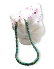 Collier en chrysoprase verte