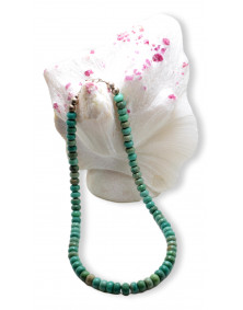 Collier en Chrysoprase verte