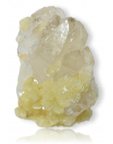 Cristal de roche et Mica jaune