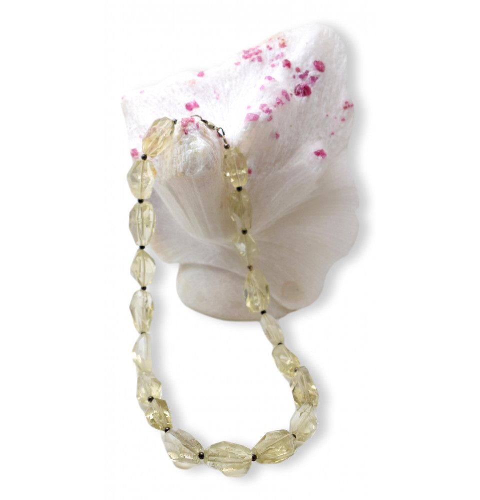 Collier en Lemon Quartz