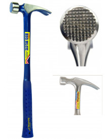 Marteau de charpentier, Tête Ø 35 mm striée, Manche long, 1 135g