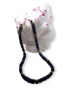 Collier en Iolite