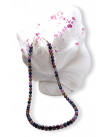 Collier en Corindon Rubis / Saphir