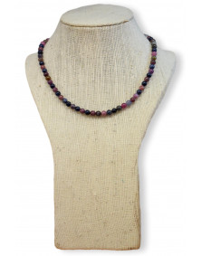 Collier en Corindon Rubis / Saphir