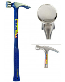 Marteau de charpentier, Tête Ø 35 mm lisse, Manche long, 1 135g