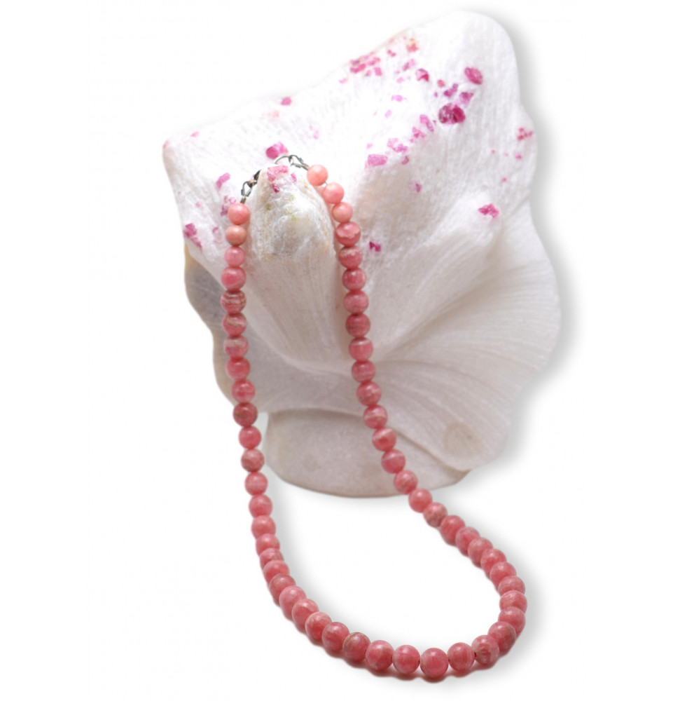 Collier en Rhodochrosite Collier en Rhodochrosite