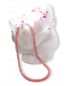 Collier en Rhodochrosite