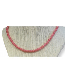 Collier en Rhodochrosite