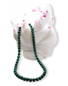 Collier en Apatite verte