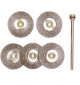 Jeu de 5 brosses acier PROXXON 28952