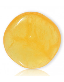 Galet calcite jaune