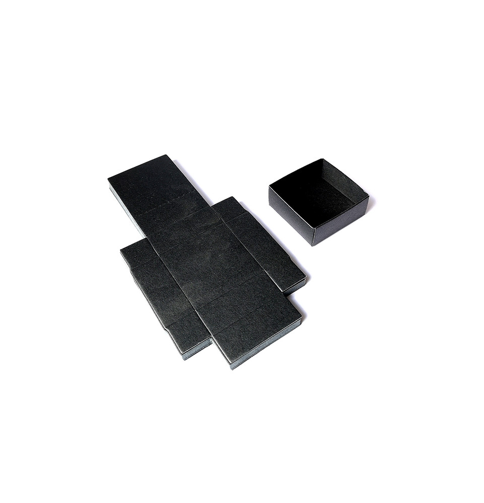 Boites modulaires NOIRES 40x40x20 mm (paquet de 100 boîtes)