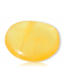 Galet calcite jaune