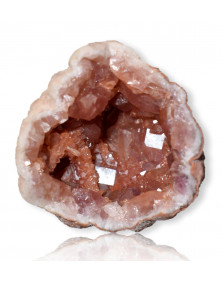 Géode Quartz rose