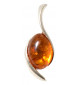 Pendentif Ambre Cognac