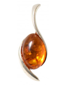 Pendentif Ambre Cognac