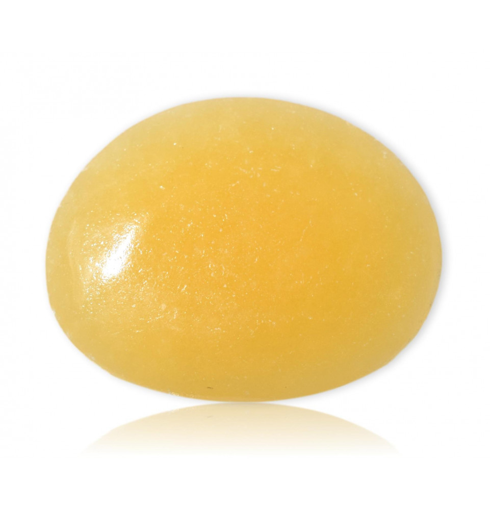 Galet calcite jaune