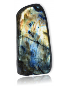 Bloc de Labradorite poli