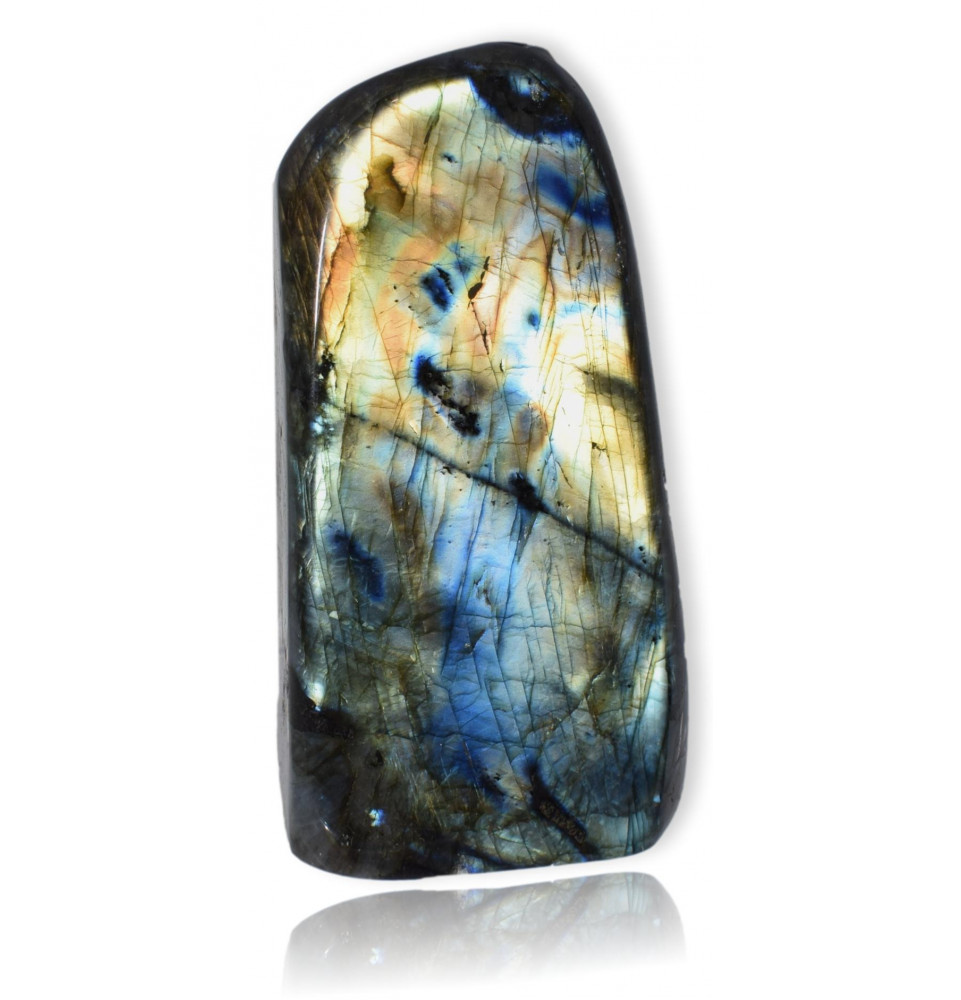 Bloc de Labradorite poli