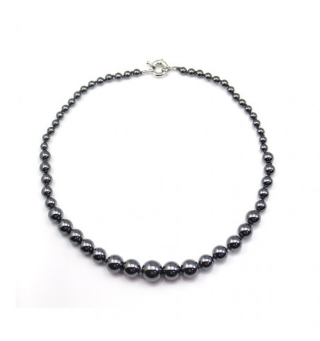 COAI Collier unisexe avec perles de pierre semi-précieuse et