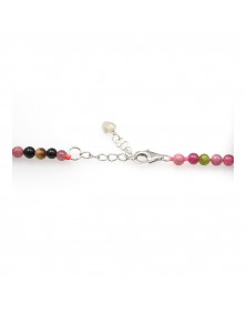 Collier en Tourmaline multicolore