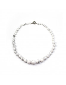 Collier en Howlite