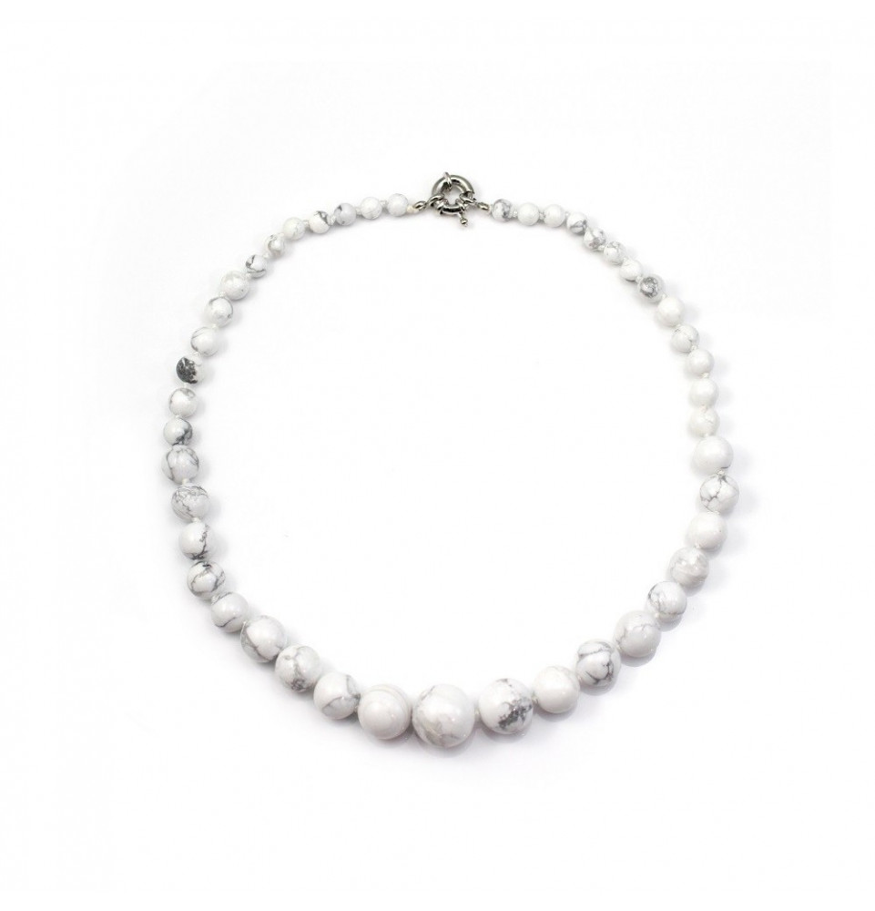 Collier en Howlite