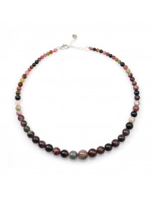 Collier en Tourmaline multicolore