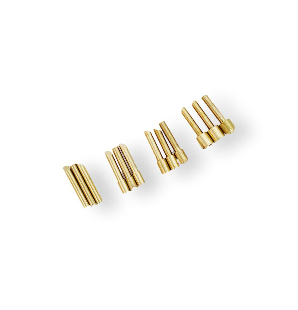 Jeu de 12 dopps américains avec de 4 a 8mm Jeu de 12 dopps américains avec de 4 a 8mm