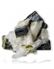 Combinaison Epidote Quartz Calcite