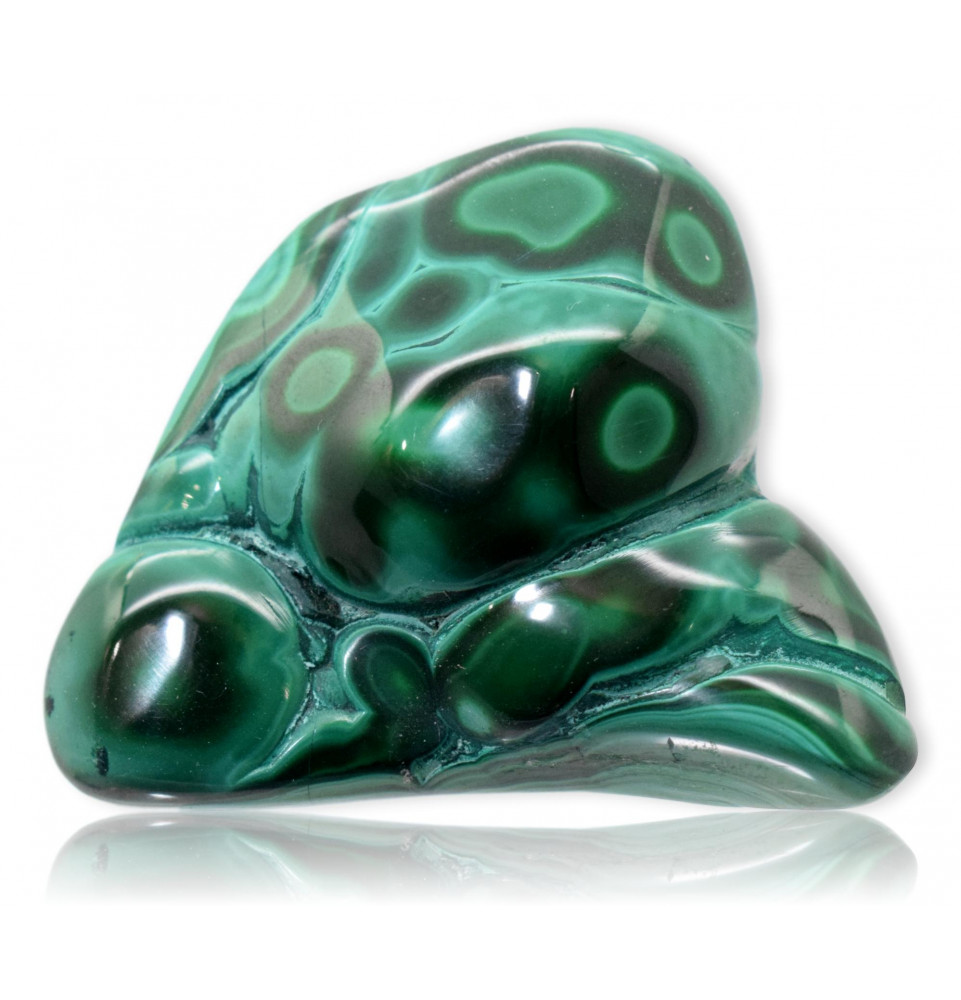 Malachite polie