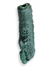 Une stalactite de Malachite brut