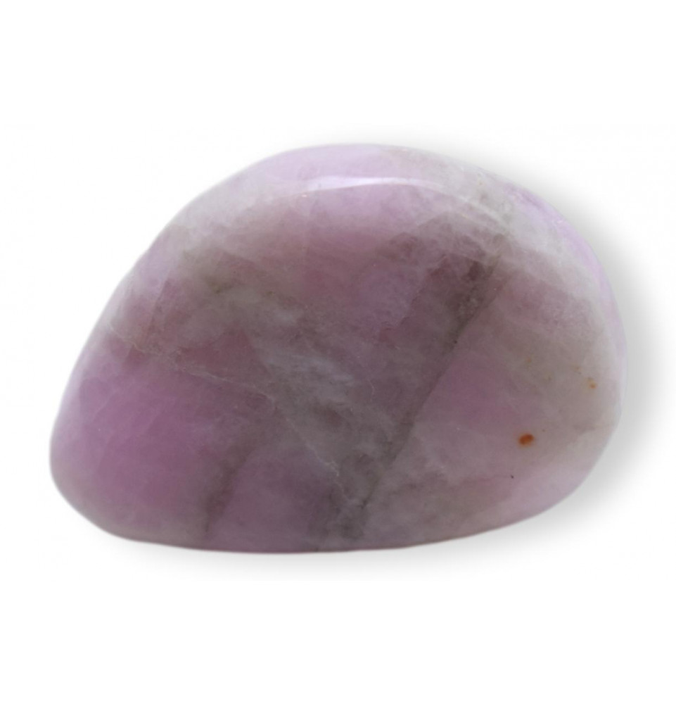 Un galet de Kunzite polie