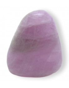 Un galet de Kunzite polie