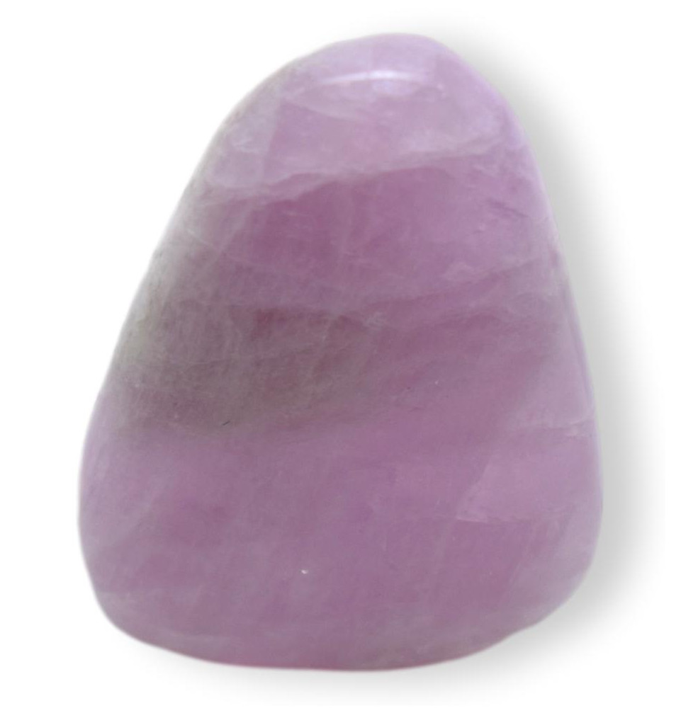 Un galet de Kunzite polie