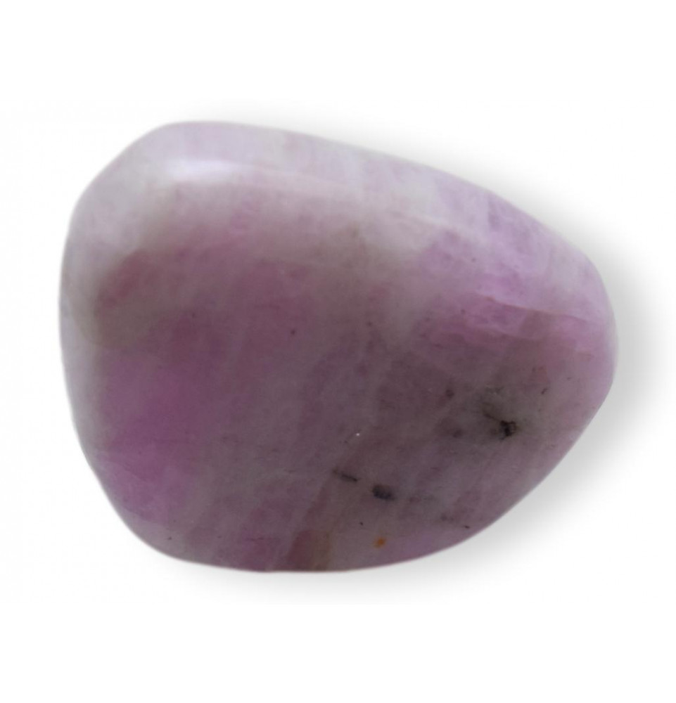 Un galet de Kunzite polie