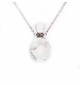 Collier avec pendentif flacon parfum en Howlite