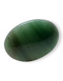 Galet plat d'aventurine verte