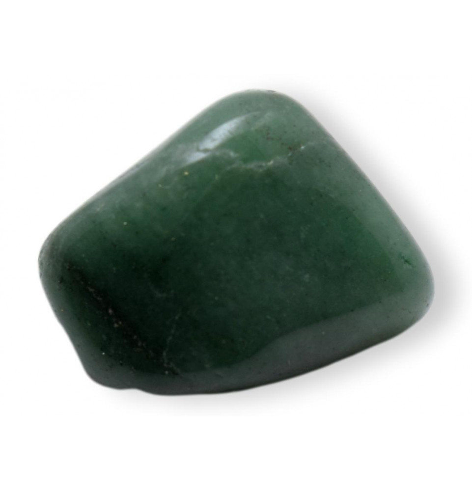 Galet d'Aventurine verte poli