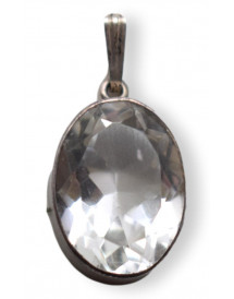 Pendentif Quartz faceté