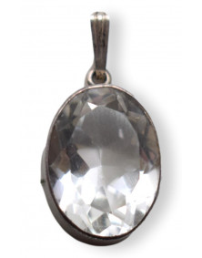 Pendentif Quartz faceté