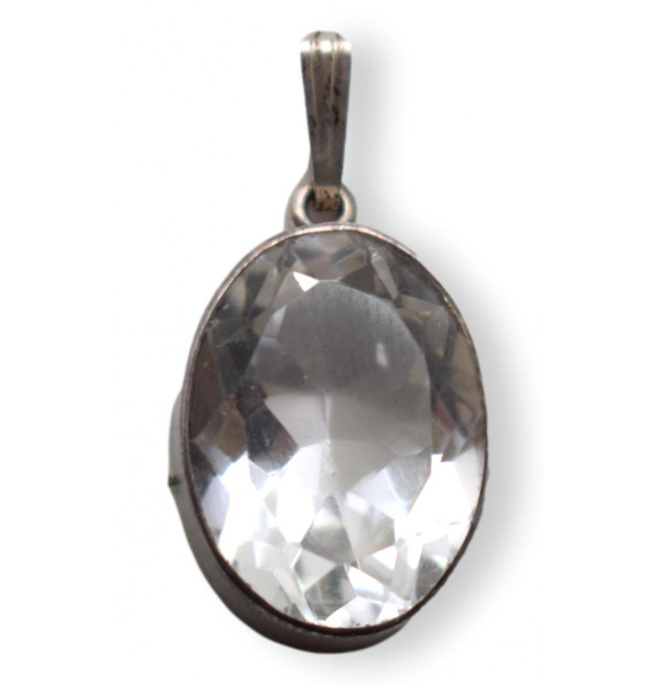 Pendentif Quartz faceté