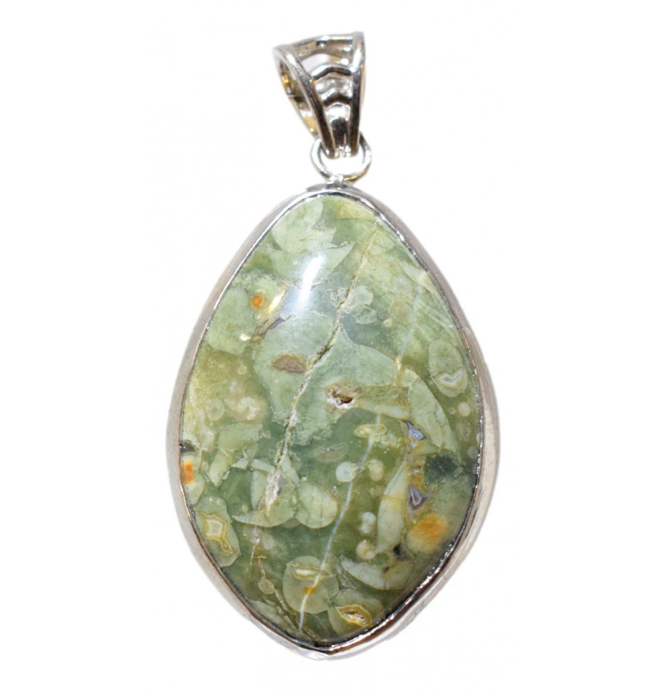 Pendentif Rhyolite verte