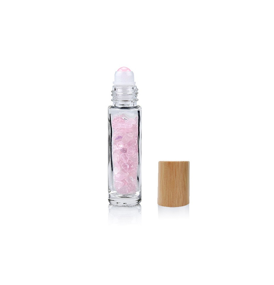 Flacon Roll Up avec Quartz rose